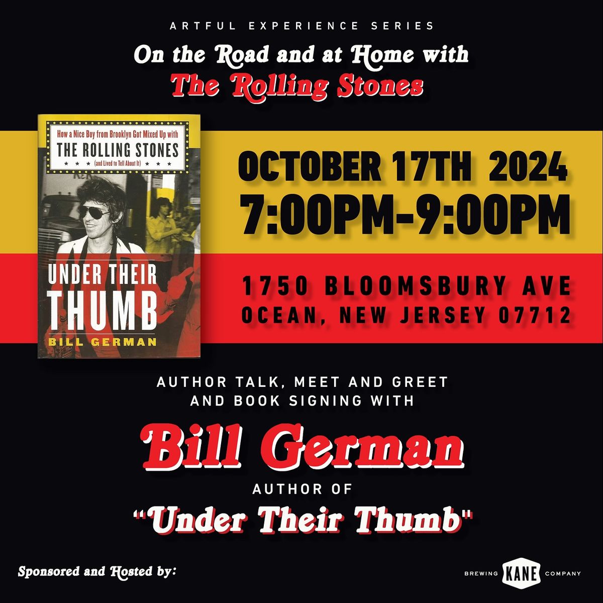 On the Road and At Home with The Rolling Stones with author and Rolling Stones Insider Bill German