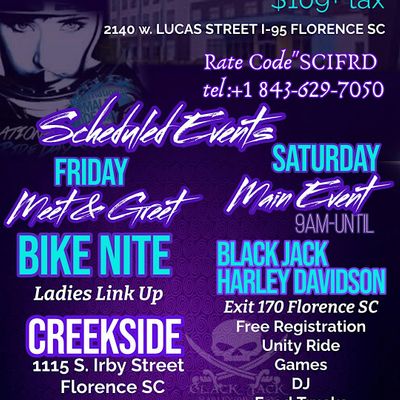 South Carolina Female Bikers Unity Weekend