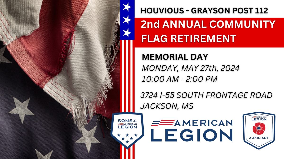 2nd Annual Community Flag Retirement Day
