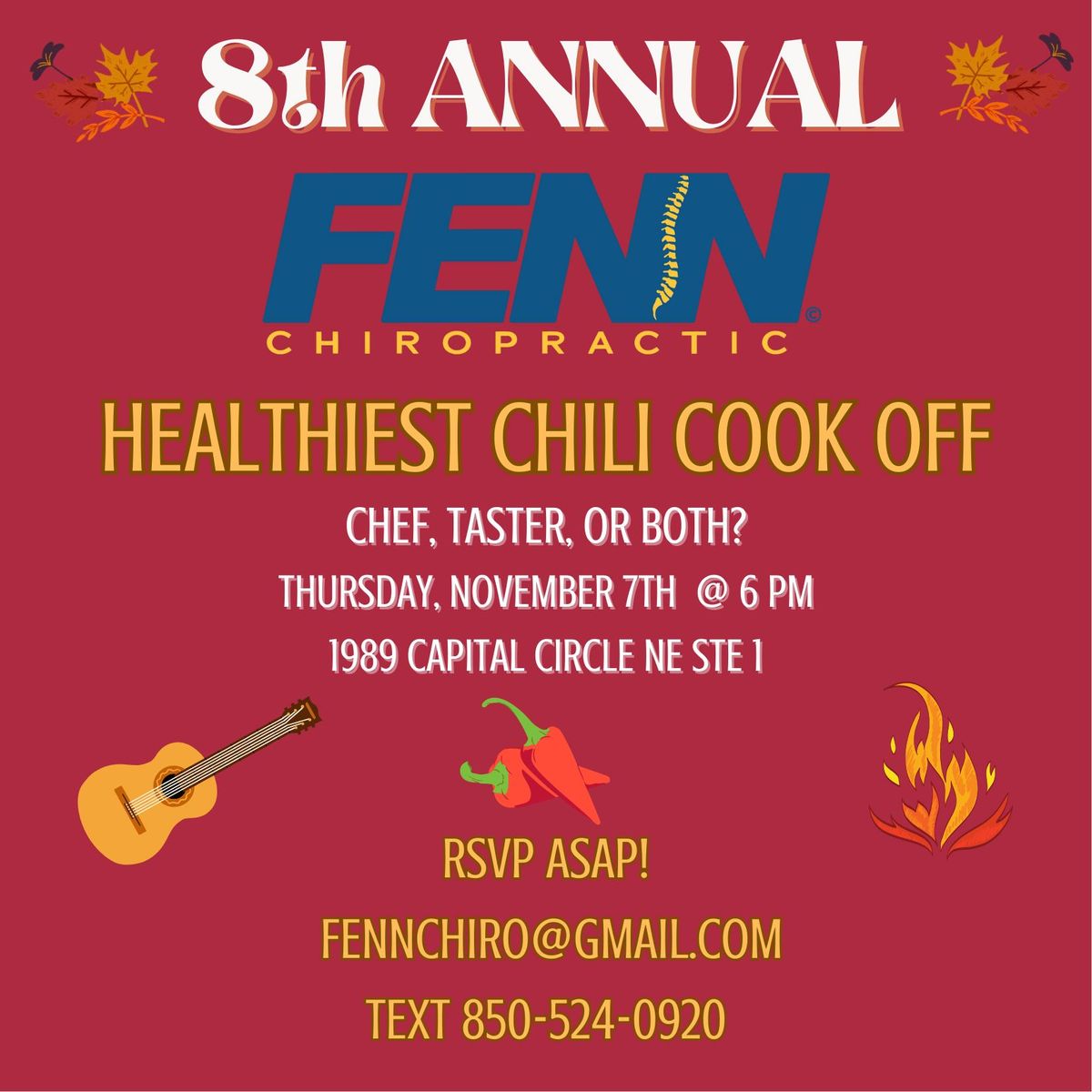 8th Annual Healthiest Chili Cook Off