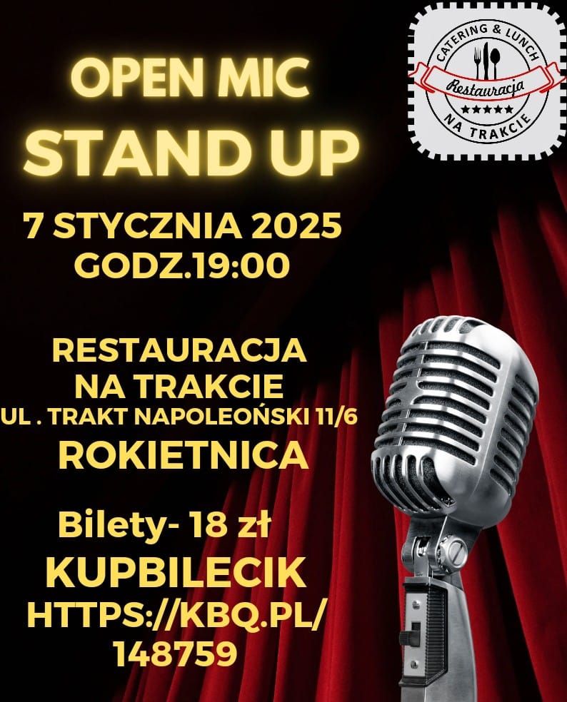 Open Mic Stand Up Na Trakcie 