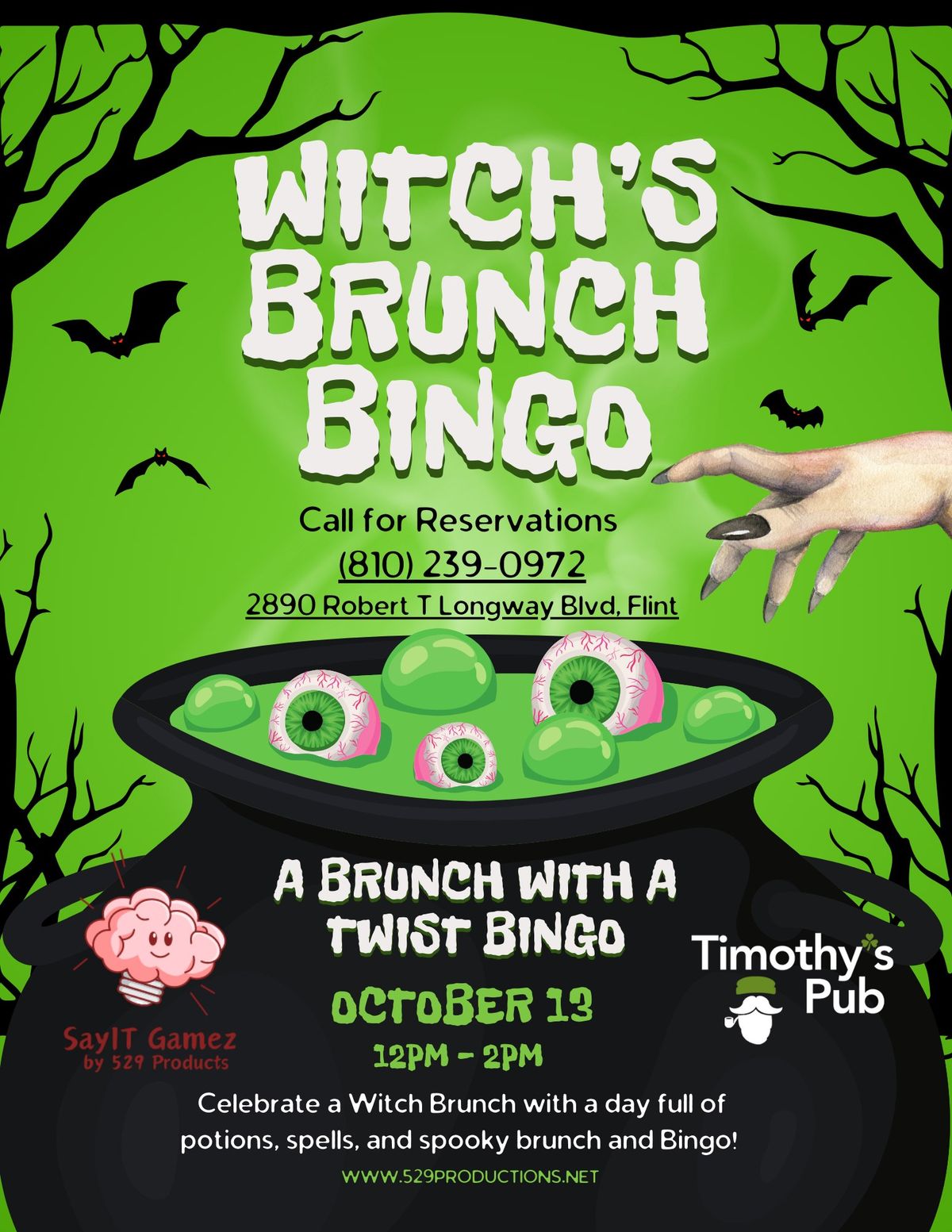 Witch's Brunch Bingo