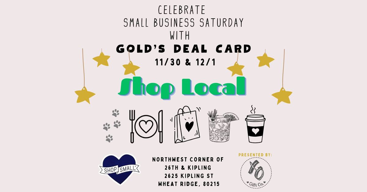 Small Biz Saturday @ Gold's Marketplace!