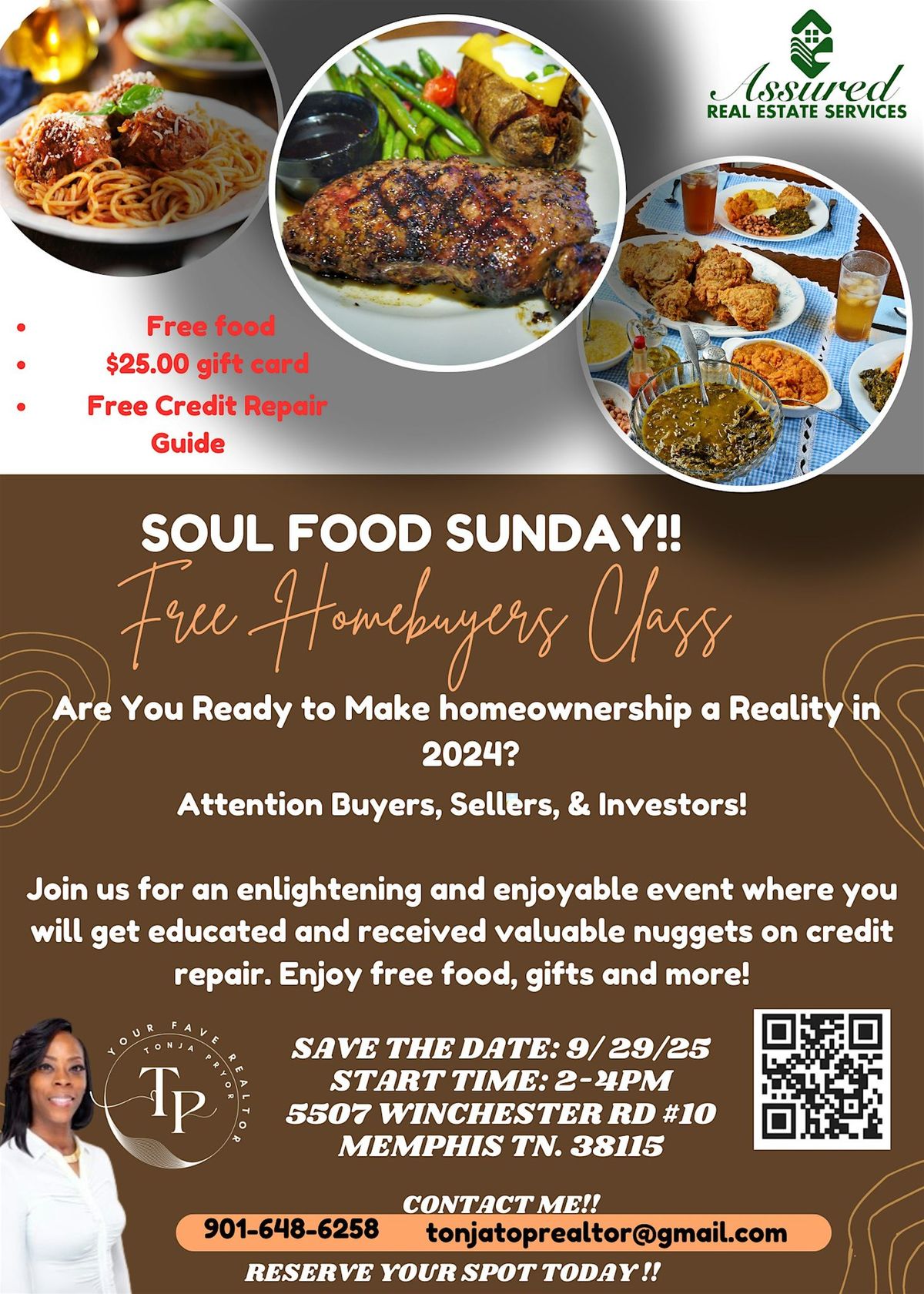 Soul Food Sunday Homebuyers Class!