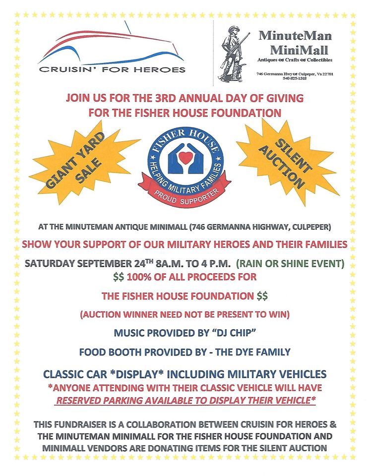 3rd Annual Day of Giving for the Fisher House Foundation Classic Car Display, 746 US522