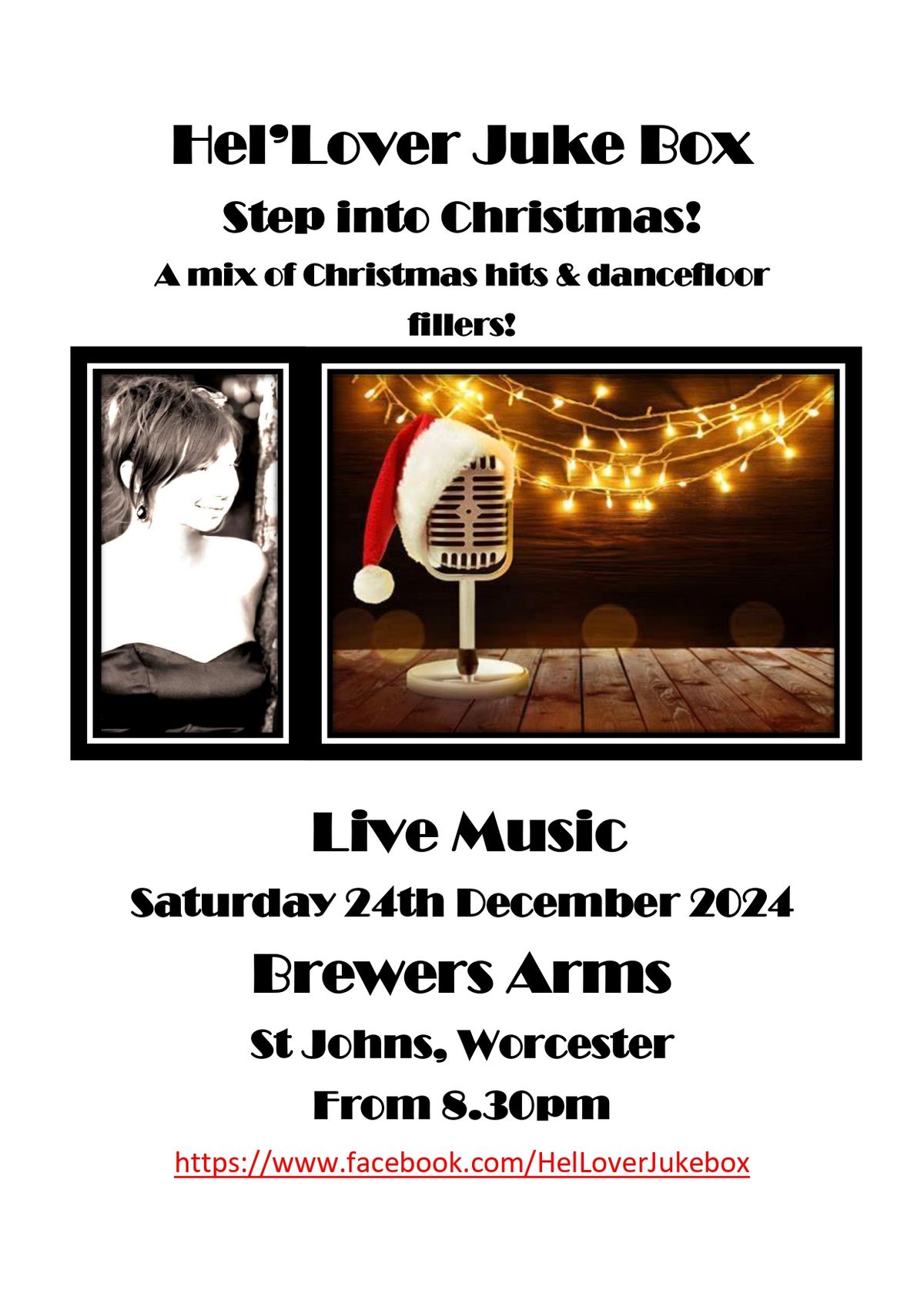 Hel`Lover Jukebox "Step into Christmas" at Brewers Arms, Worcester