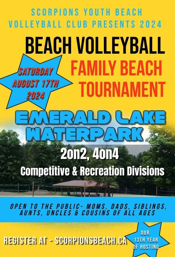 Scorpions Public Family Beach Volleyball Tournament