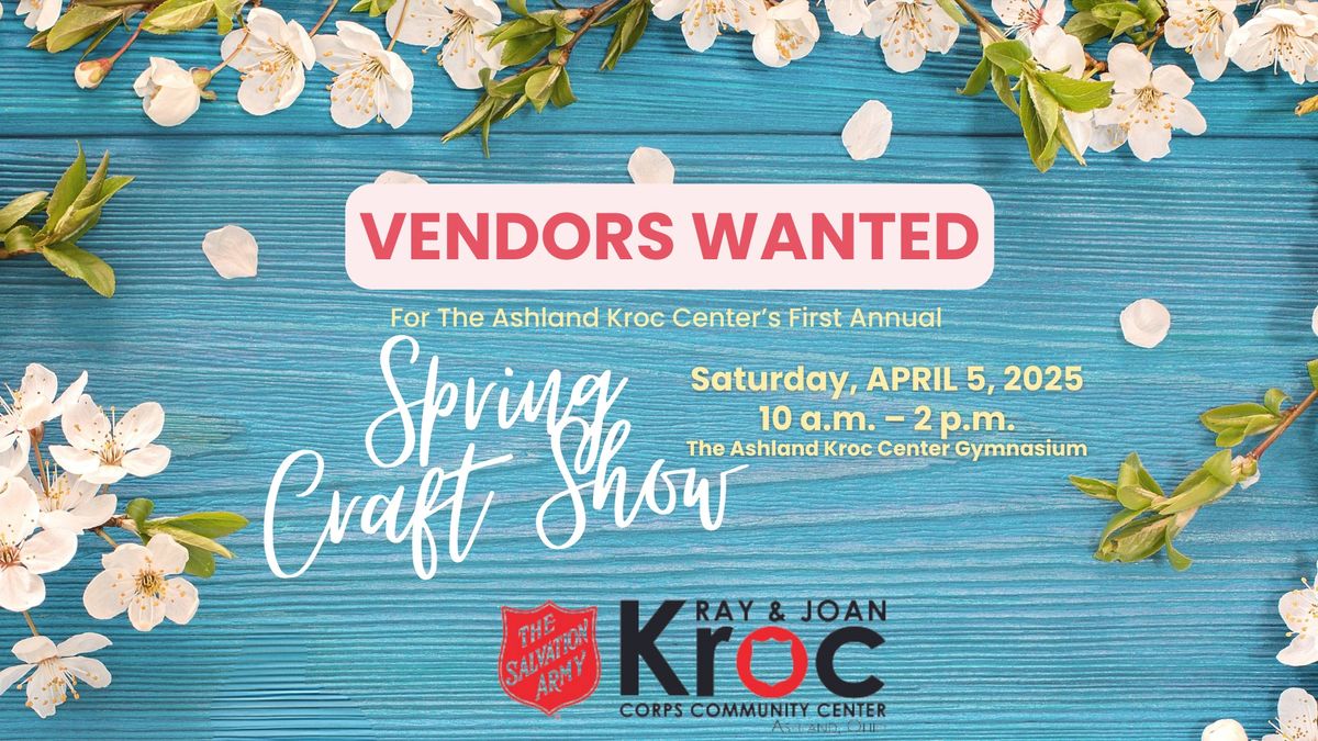 Spring Craft Show at The Ashland Kroc Center