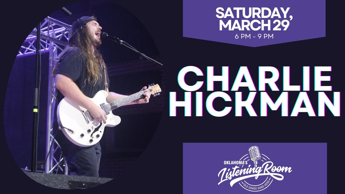 OLR Live Music Saturday with Charlie Hickman