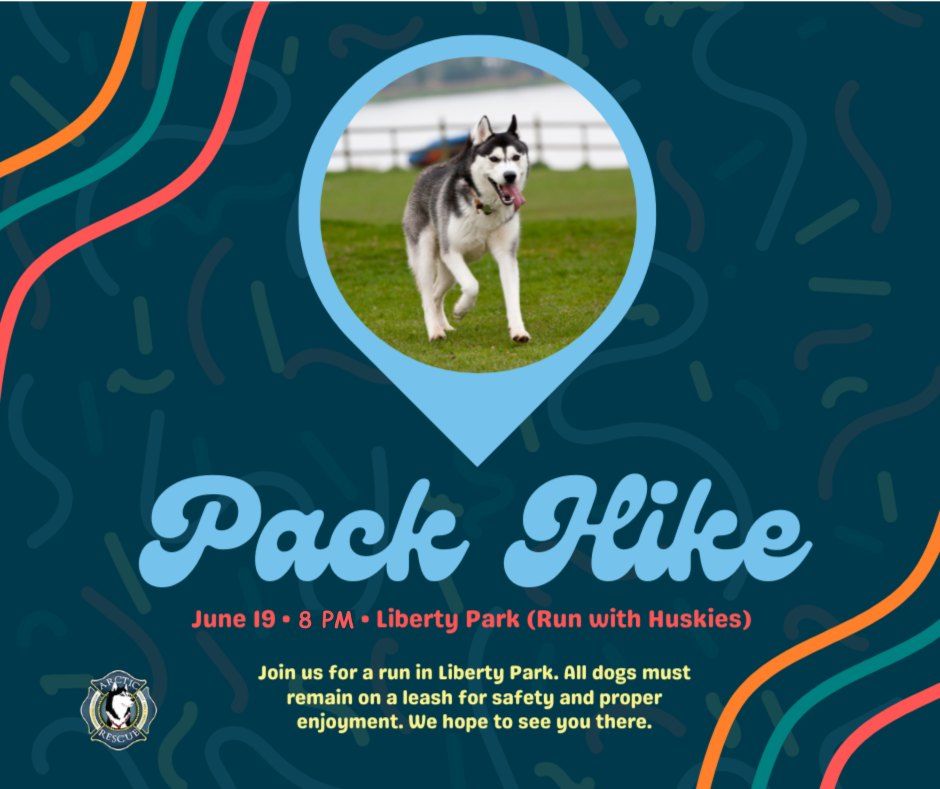 AR Pack Hike (*Run with Huskies) - Liberty Park 
