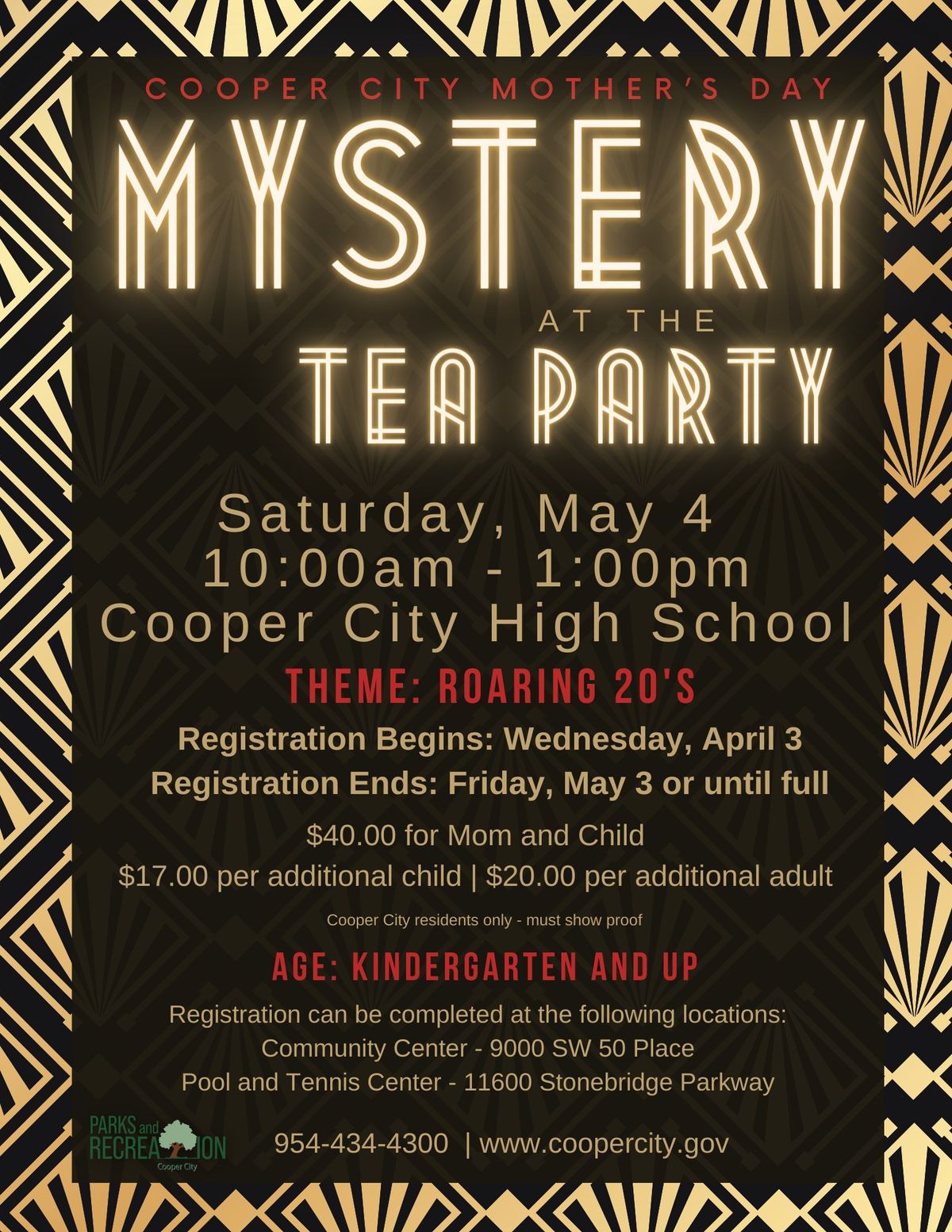 Mother's Day Mystery at the Tea Party