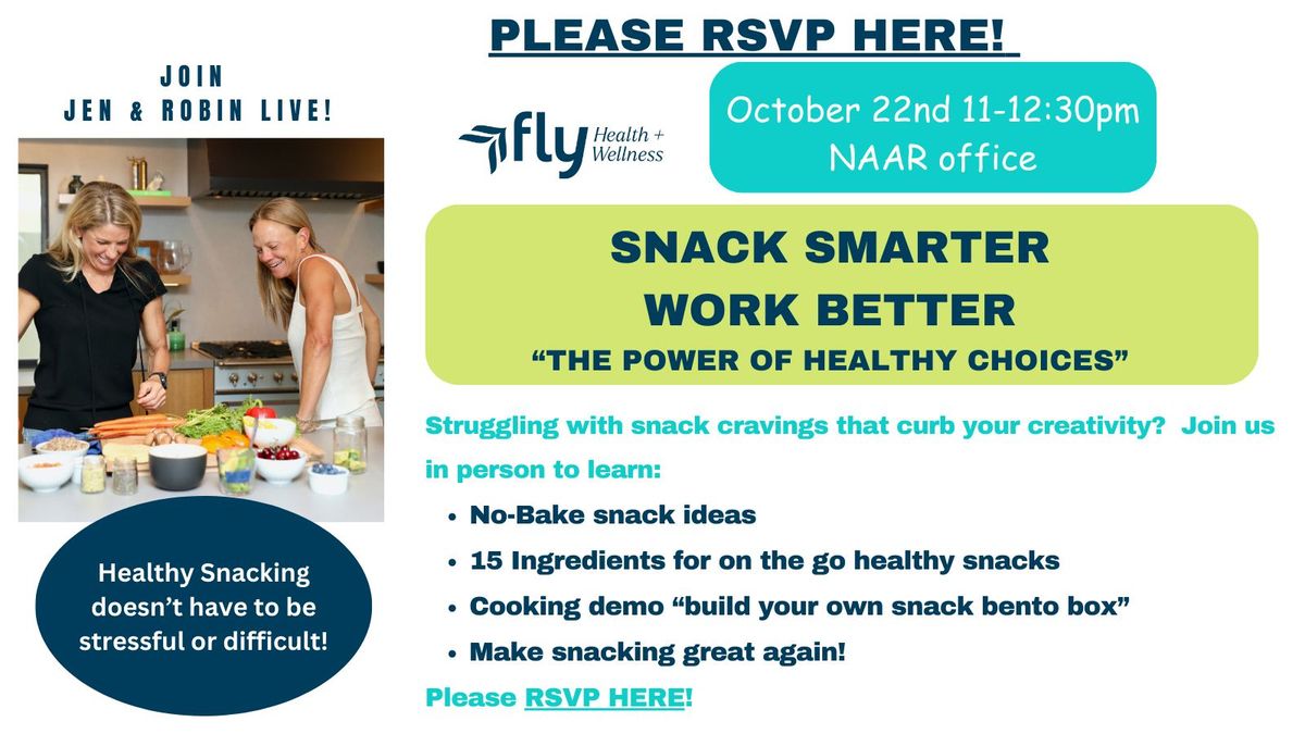 Fly Health & Wellness: Healthy Snacking