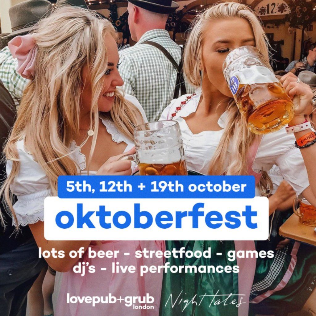 Love Pub + Grub - Sat 5 October