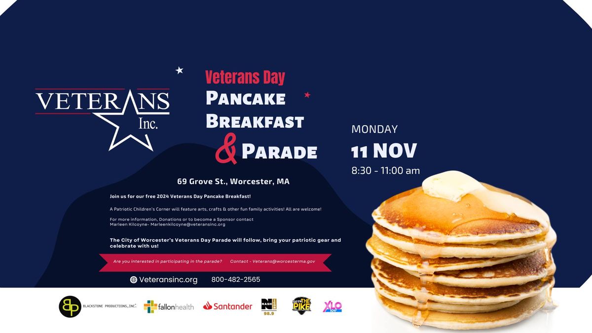 Veterans Day Pancake Breakfast & Parade