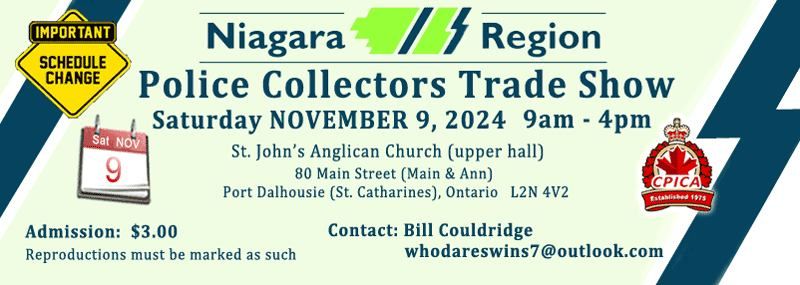 Niagara Region Police Collectors Trade Show