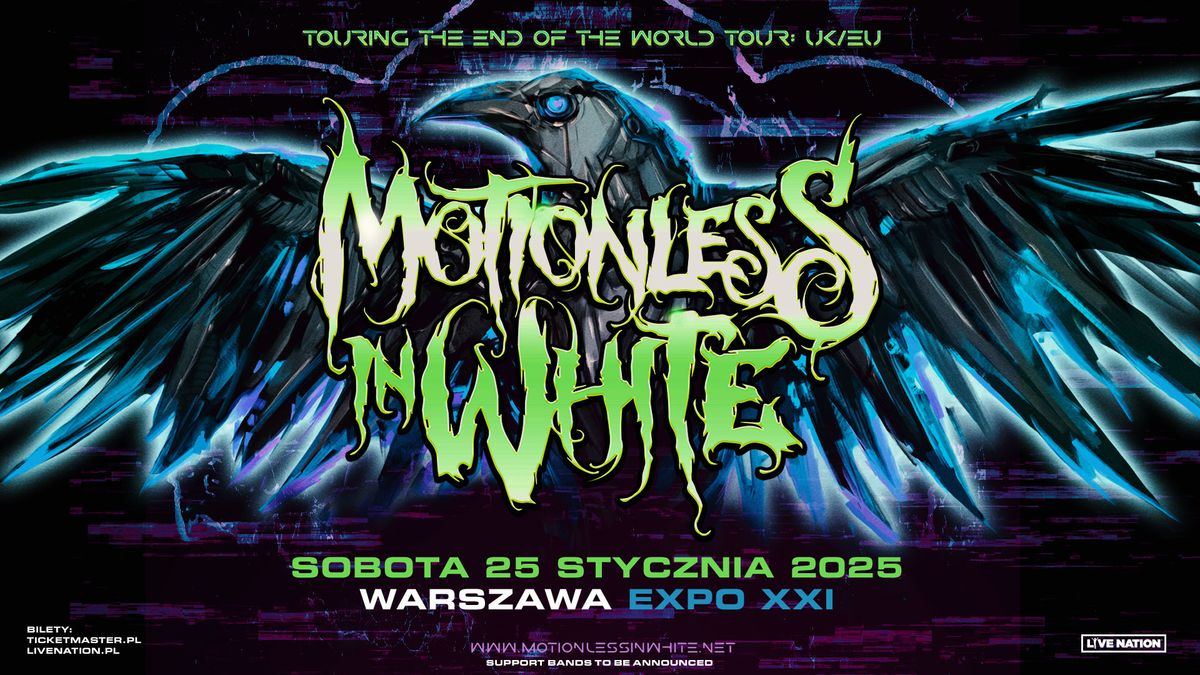 Motionless in White \u2013 Official Event, 25.01.2025, EXPO XXI, Warszawa