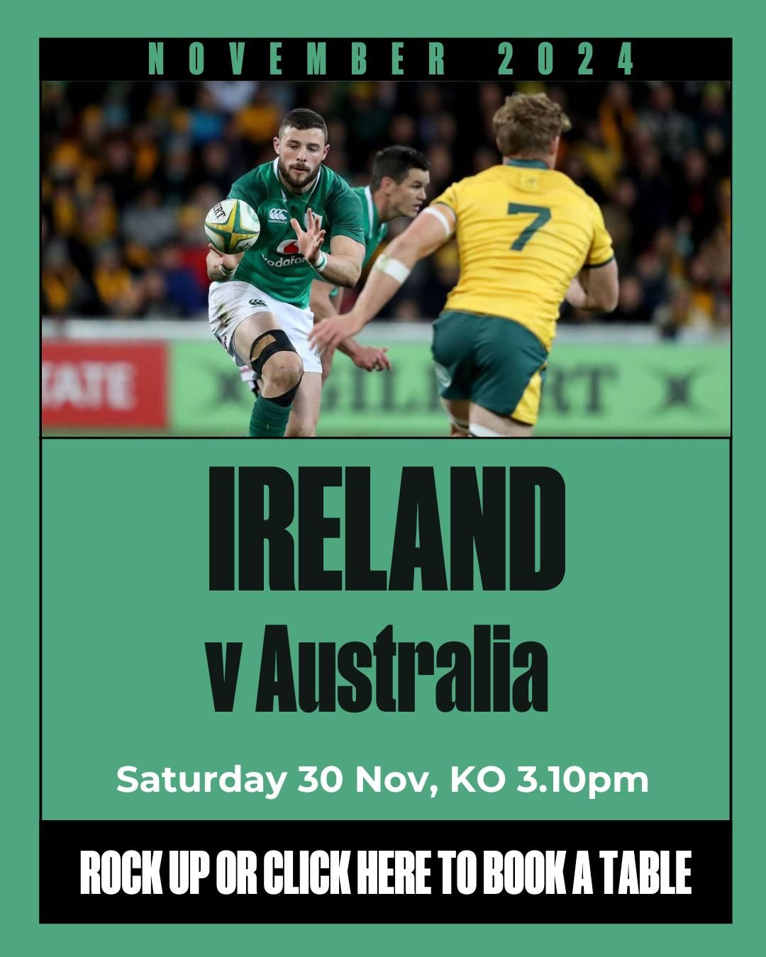 Ireland v Australia