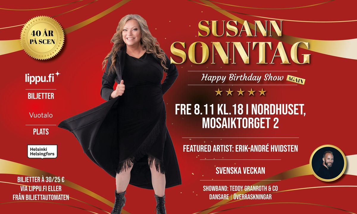 Susann Sonntag - Happy Birhday Show Again