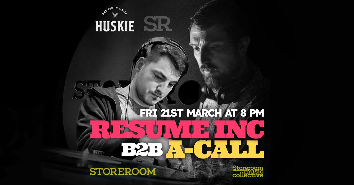 SR Club Nights by Huskie - Resume Inc. b2b A-Call