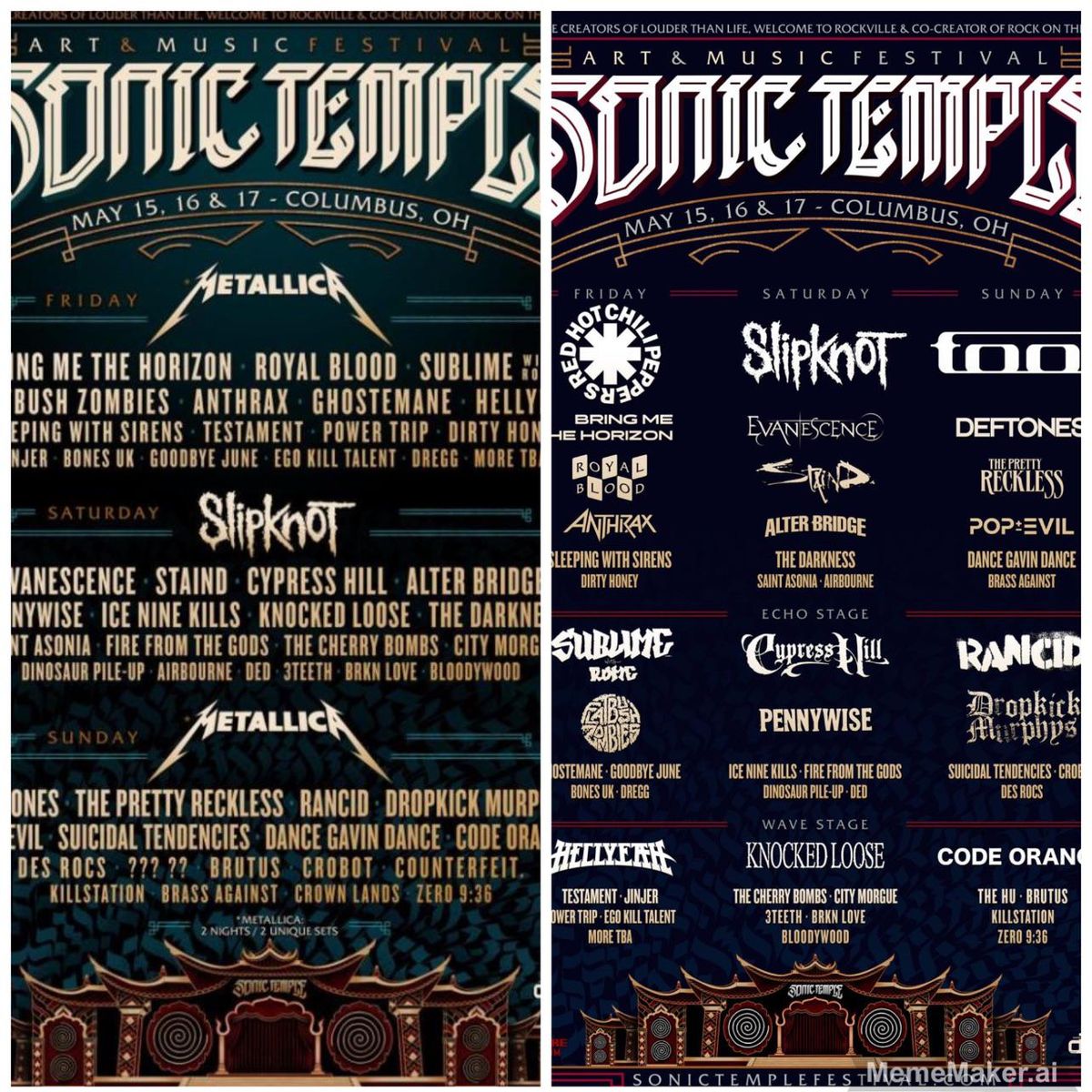 2025 Sonic Temple - 2 Day Pass at Historic Crew Stadium