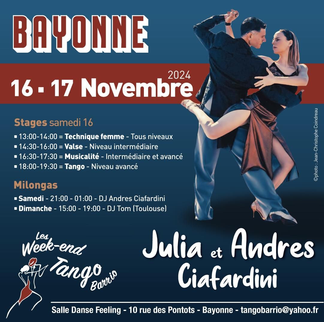 Week-end TANGO \u00e0 Bayonne