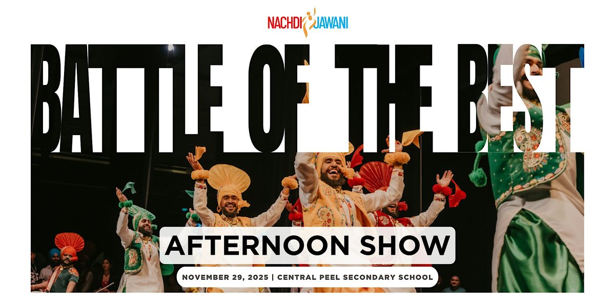 Nachdi Jawani 10th Battle of the Best - November 29, 2025 - AFTERNOON SHOW
