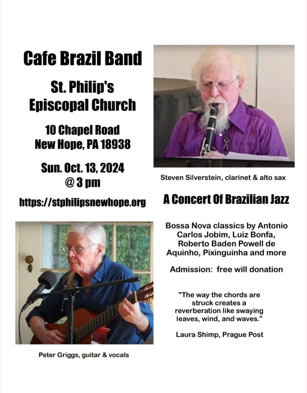 Concert Series: Cafe Brazil Band