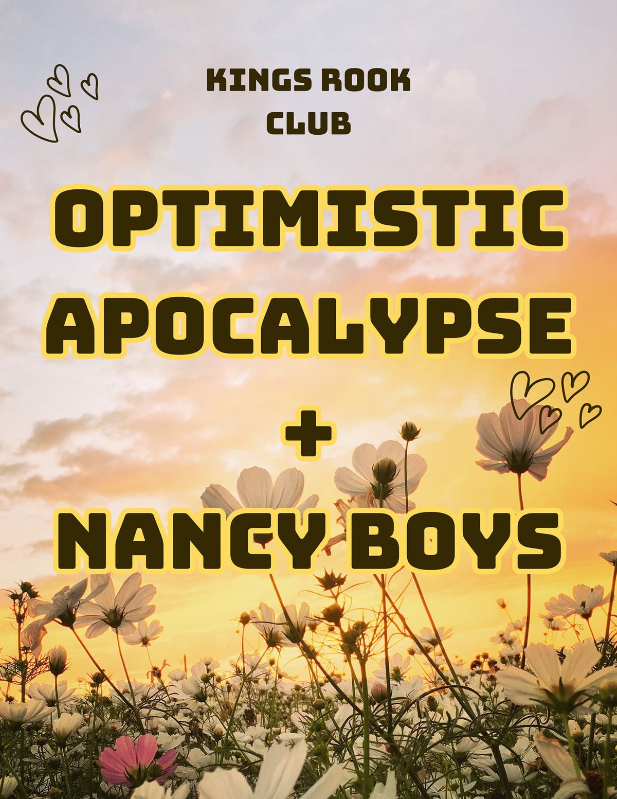 Optimistic Apocalypse + Nancy Boys ft. From the Ashes Promotions Tarot Readings ( Upstairs )