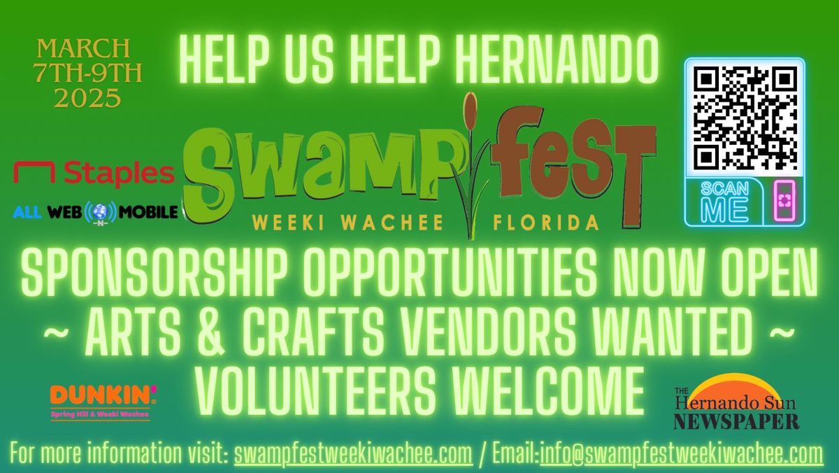 Weeki Wachee Swamp Fest 2025 