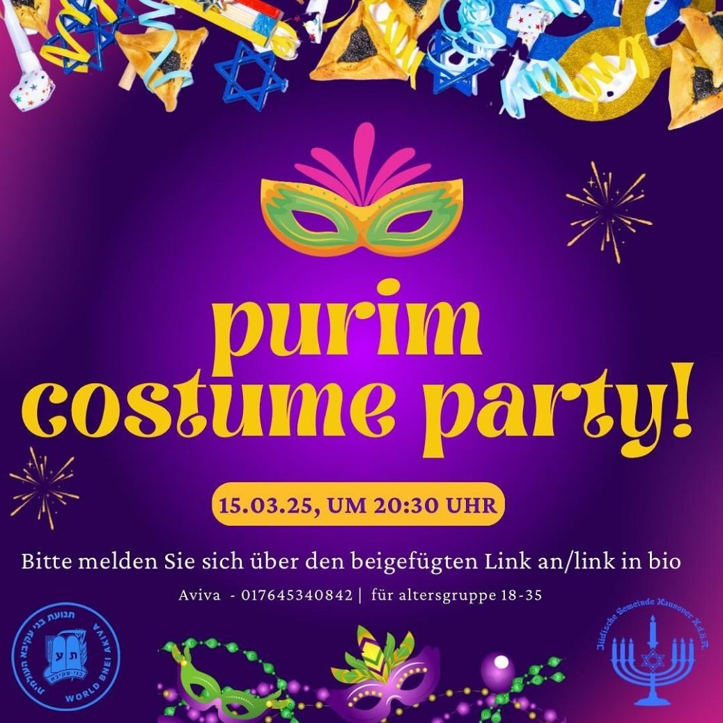 Purim Kost\u00fcmparty