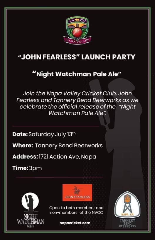 John Fearless "Night Watchman" Launch Party
