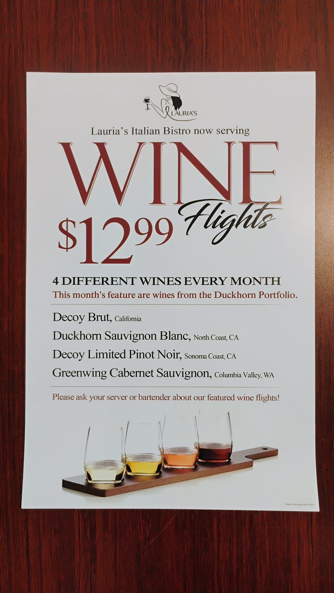 Monthly Wine Event 