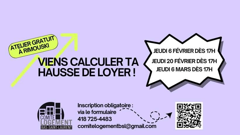 ATELIER DE CALCUL DE HAUSSE DE LOYER