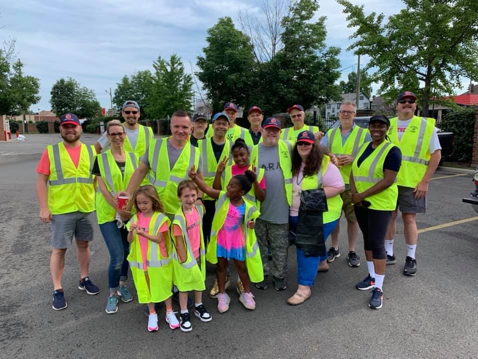 Parsons Avenue Spring Clean Up with the Lions