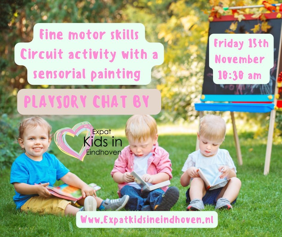 Free Fine skills circuit activity with sensorial painting babies toddlers and moms 