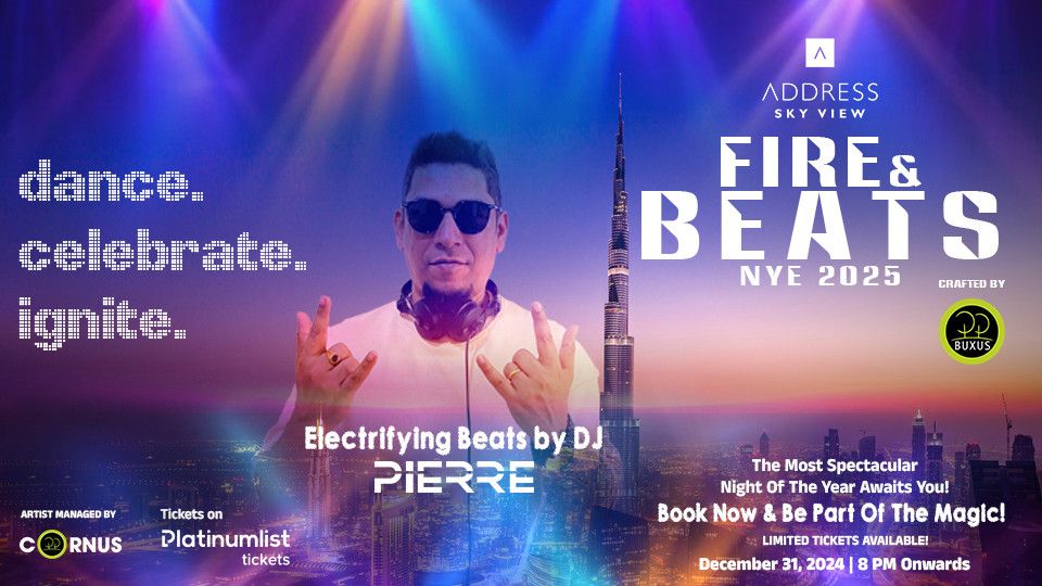 Fire & Beats New Years 2025 - Sky View Level 54