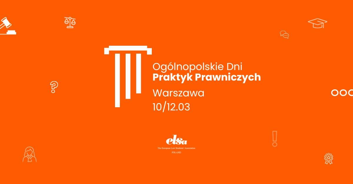 Og\u00f3lnopolskie Dni Praktyk Prawniczych 2025 | Warszawa