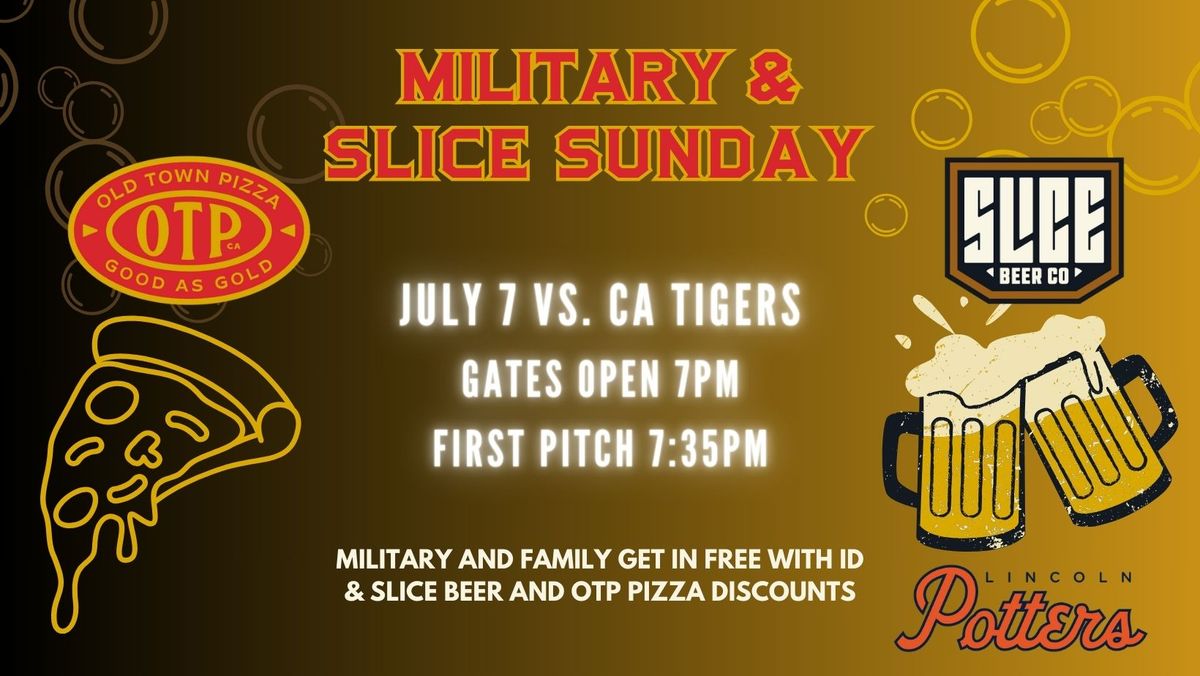 Military Sunday presented by Slice Beer Co. vs. CA Tigers