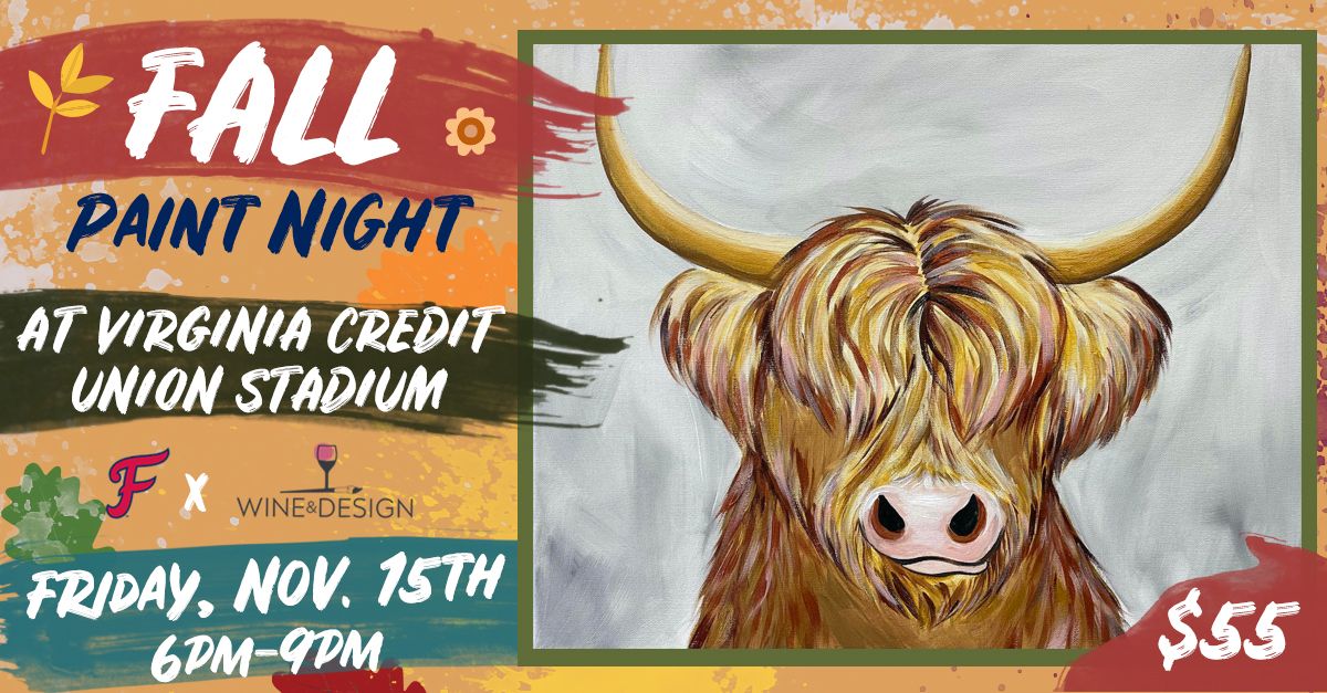 Fall Paint Night at the Ballpark 2024