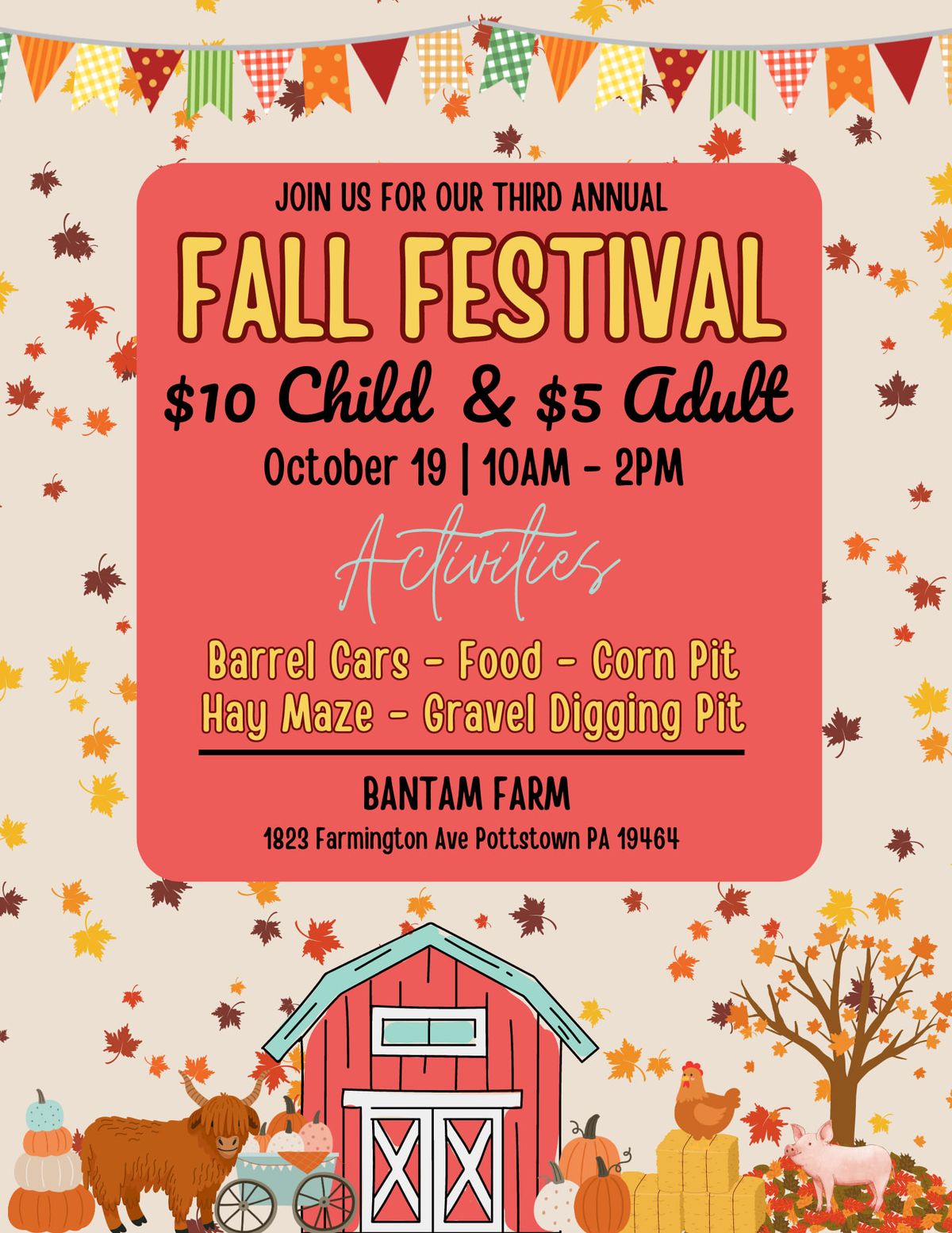 Bantam Farm 2024 Fall Fest