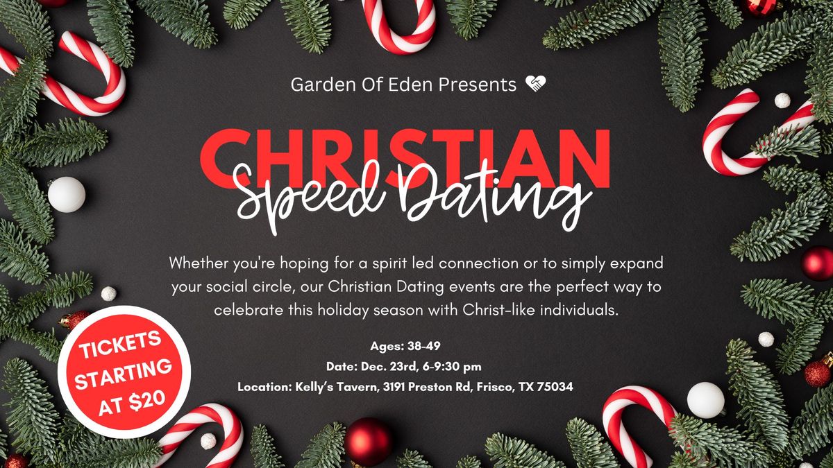 Holiday Christian Speed Dating & Mixer 