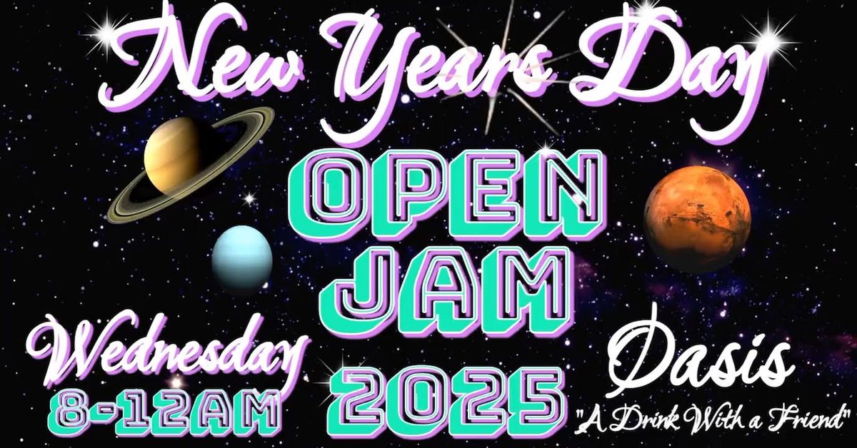 \u2728OPEN JAM\u2728 New YEARS Day!!! @Oasis Melbourne Beach