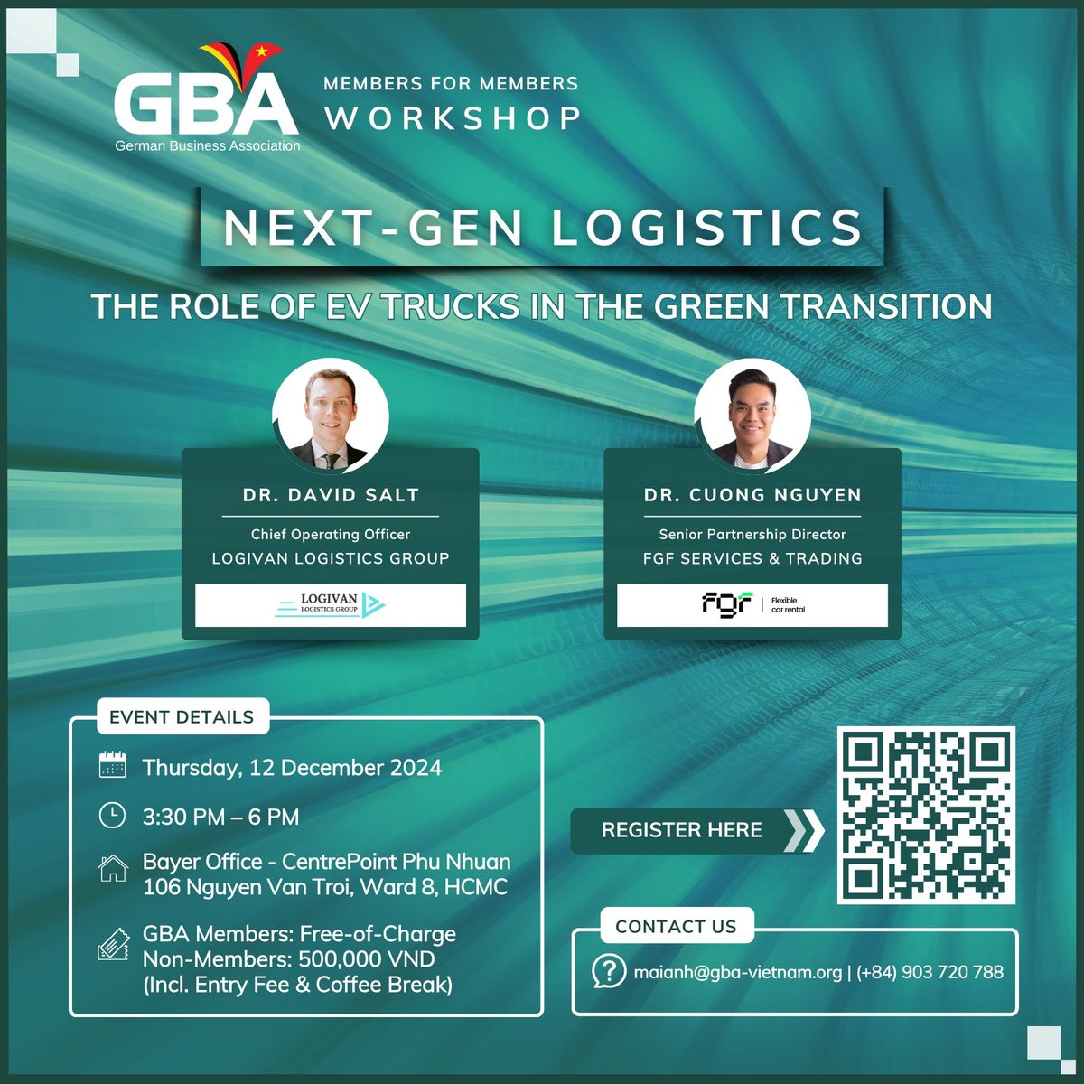 GBA Workshop: Next-Gen Logistics - The Role of EV Trucks in the Green Transition