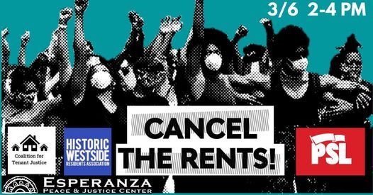 Cancel the Rents- Resource Fair and EHAP Sign up