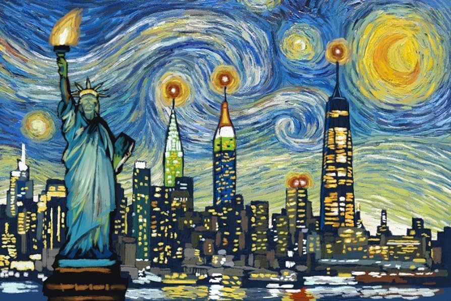 New York Starry Night 