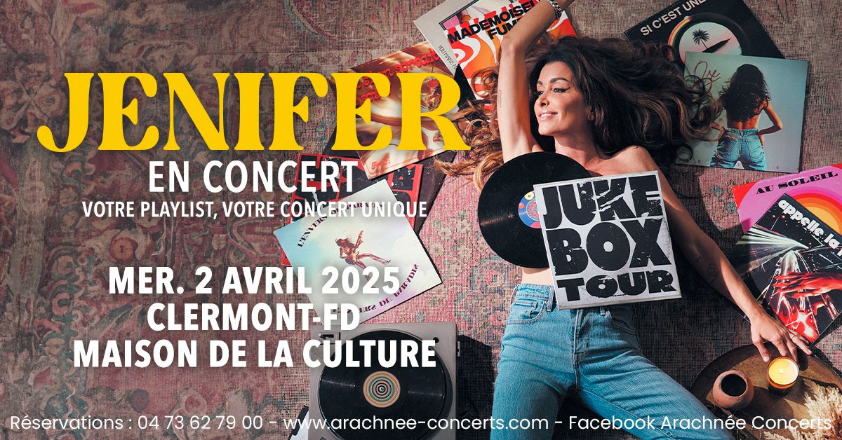 Jenifer en concert \u00e0 la Maison de la Culture