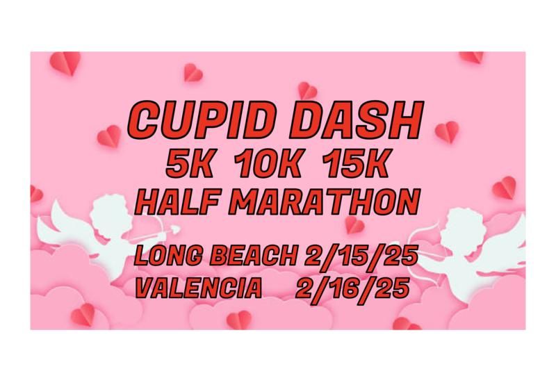 Cupid Dash 5k, 10k, 15k, Half Marathon