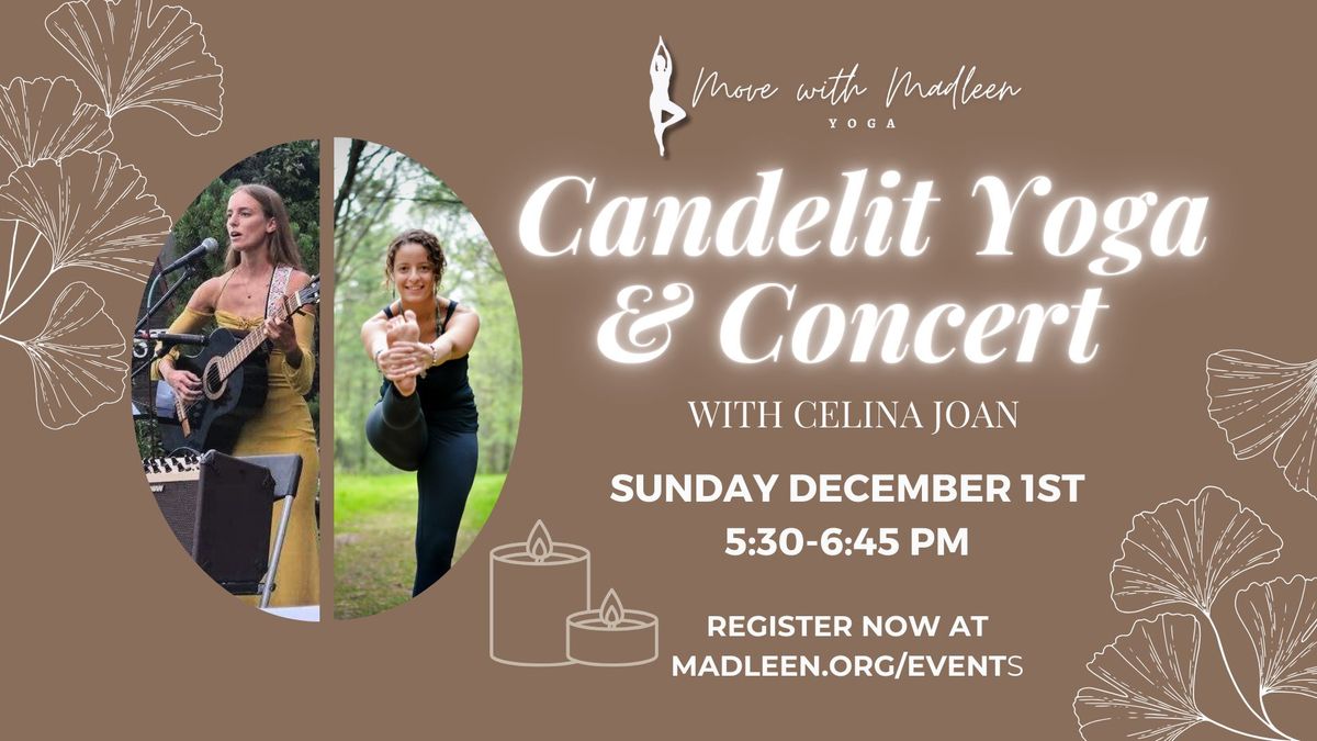 Candlelit Yoga & Concert with Celina Joan