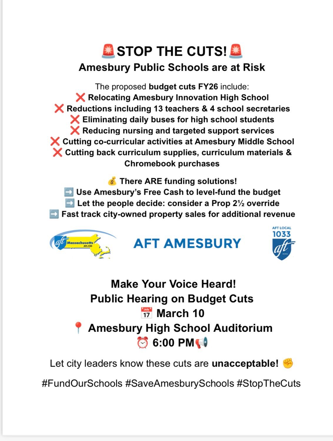 School Committee FY 26 Budget Hearing 