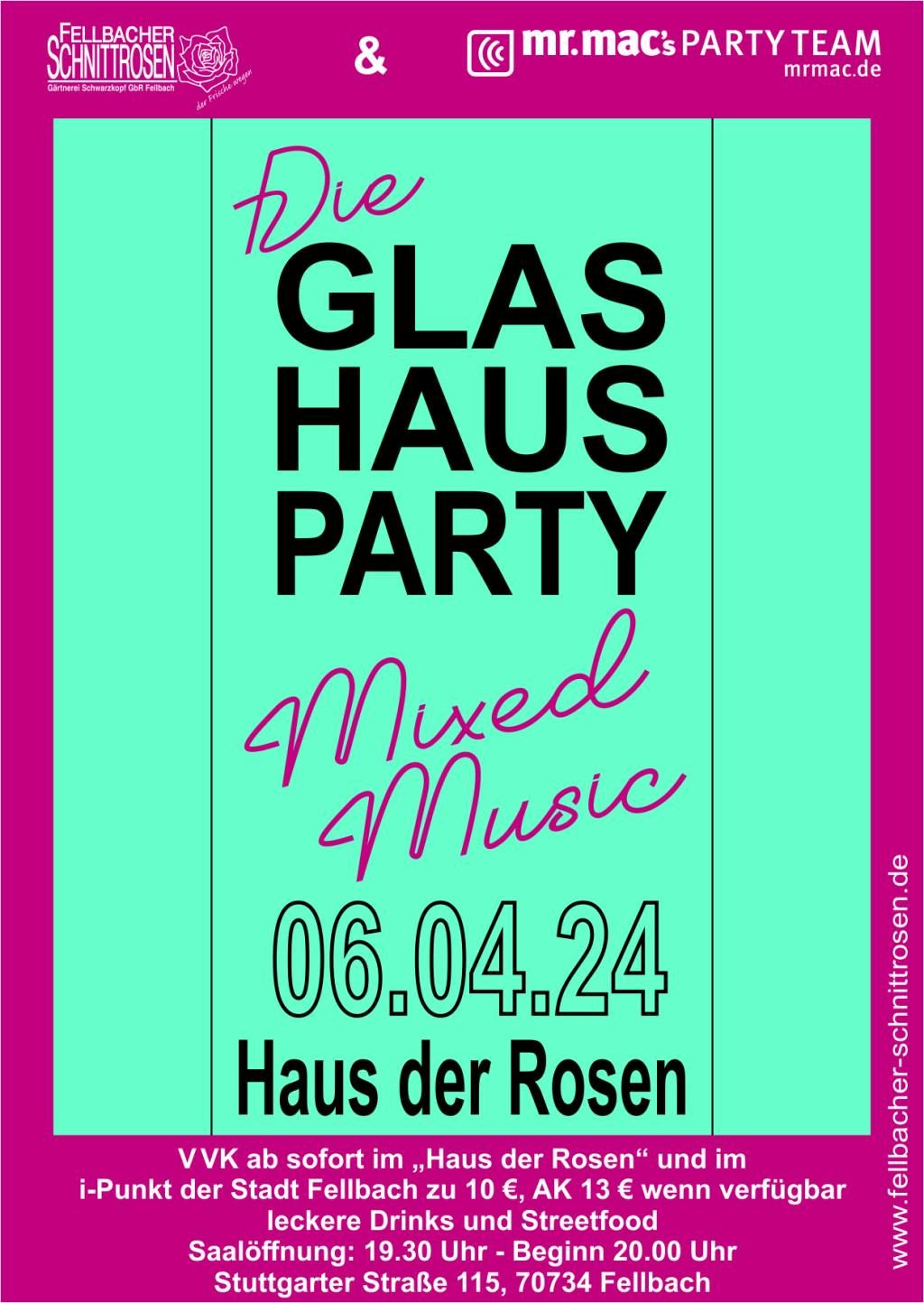 DIE GLASHAUSPARTY